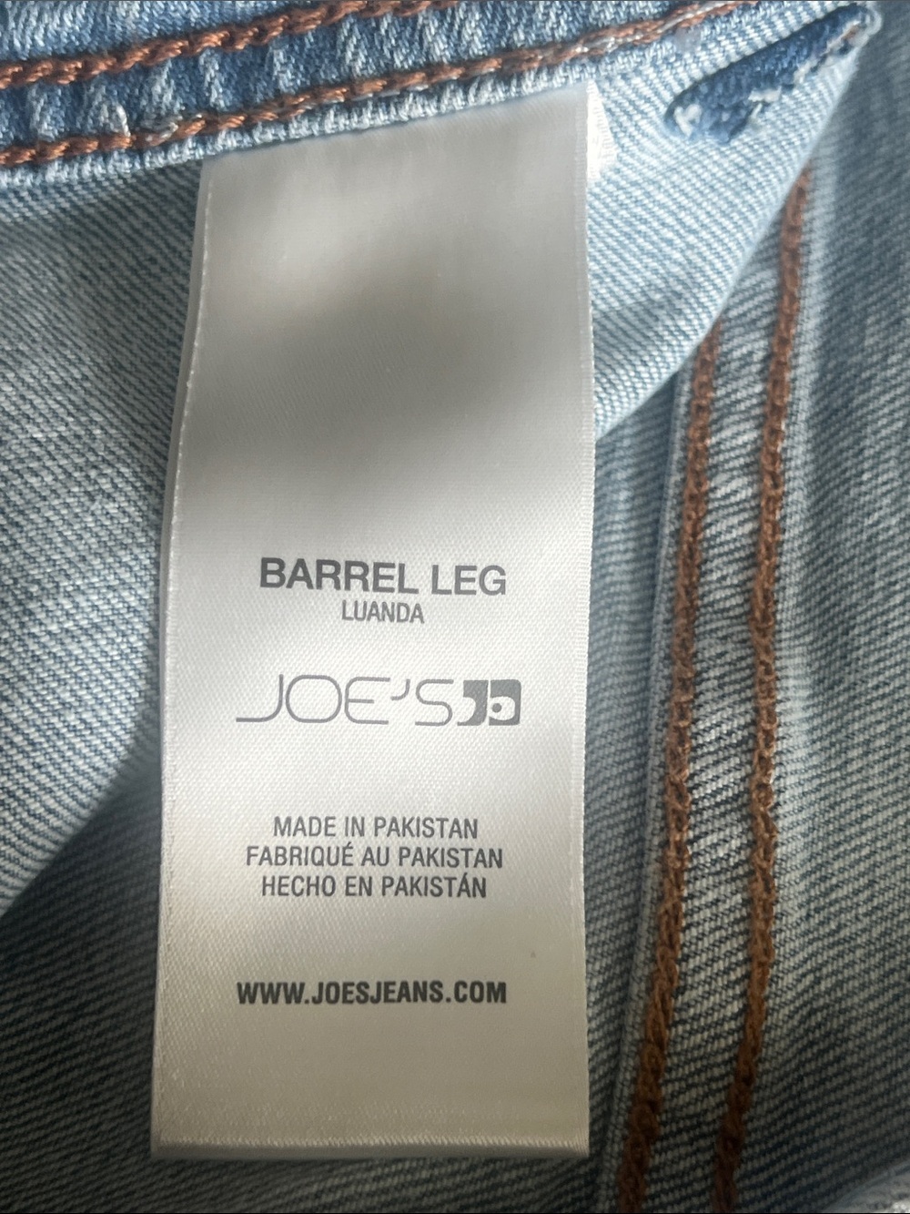 NWT Joe's Jeans Barrel Leg Luanda Jean light wash 26 - Picture 14 of 16